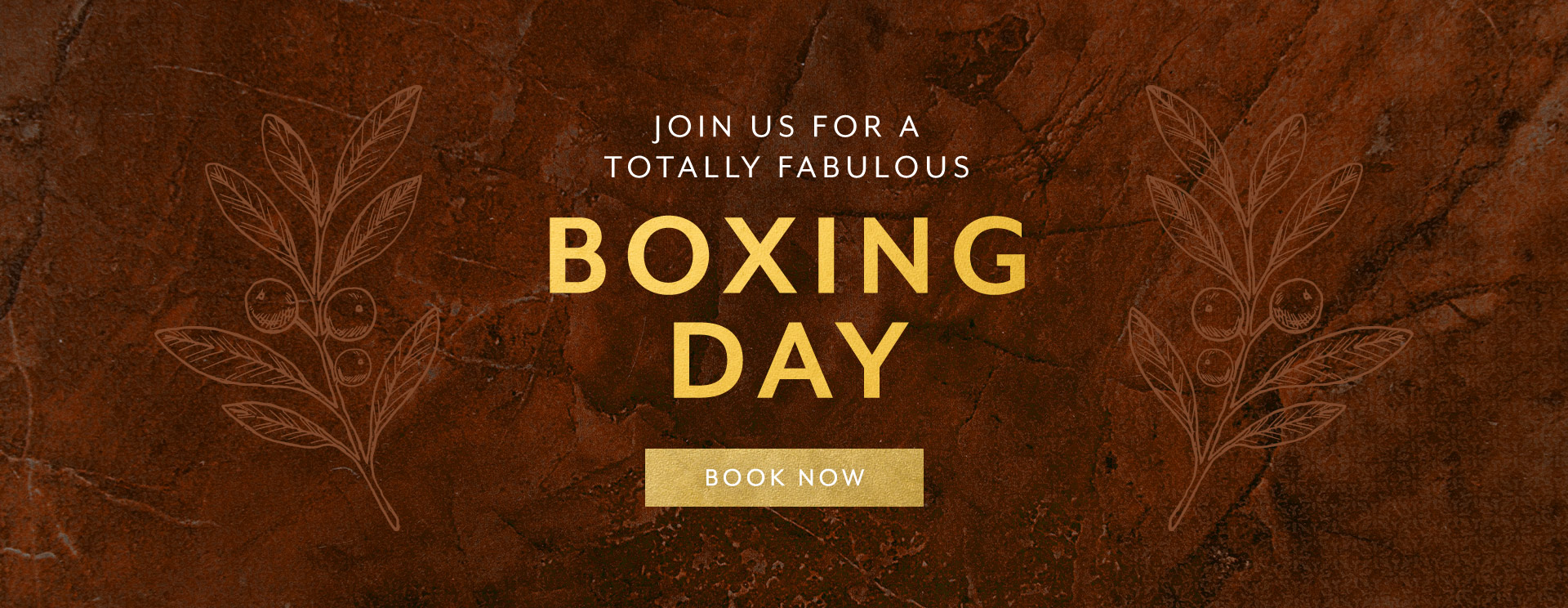 Boxing Day menu at The Blue Anchor