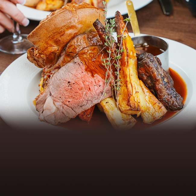 Sunday menu at The Blue Anchor