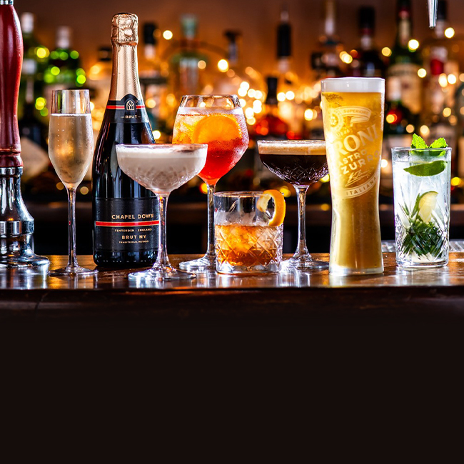 Wine & Drinks menu at The Blue Anchor