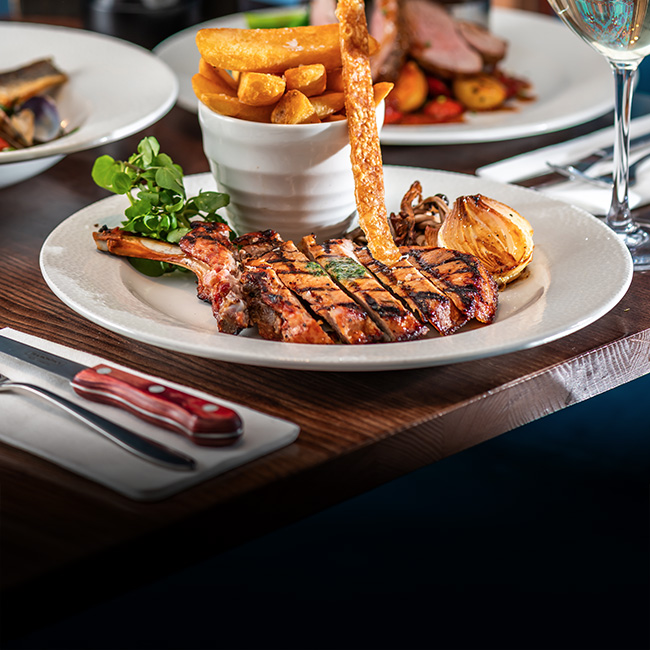 A La Carte menu at The Blue Anchor