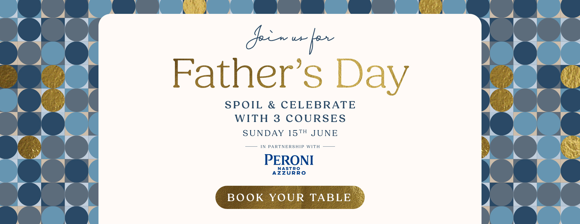Father’s Day menu Tadworth