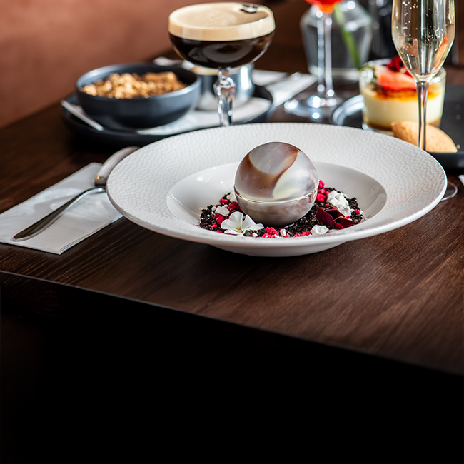 Dessert menu at The Blue Anchor